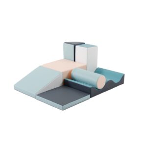 Soft Play 7 Foam Block Set – Light Pastel Discoverer