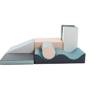 Soft Play 7 Foam Block Set - Light Pastel Discoverer