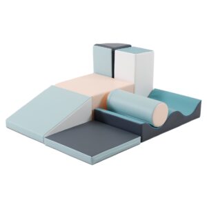 Soft Play 7 Foam Block Set – Light Pastel Discoverer