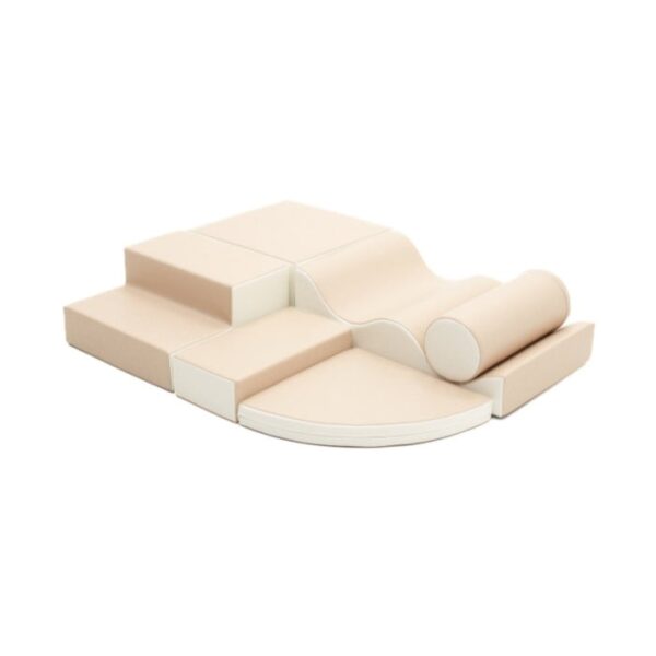Soft Play 6 Foam Block Set – Beige Explorer