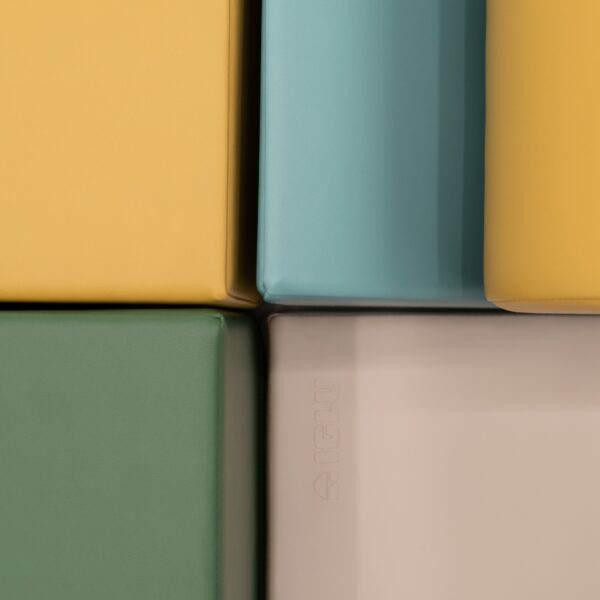 Soft Play 6 Foam Block Set – Pastel Turquoise Explorer
