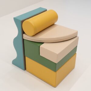 Soft Play 6 Foam Block Set – Pastel Turquoise Explorer