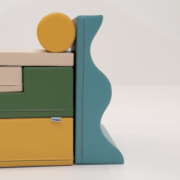 Soft Play 6 Foam Block Set – Pastel Turquoise Explorer