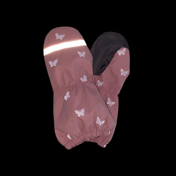 Pink Reflective Spring/Autumn Mittens