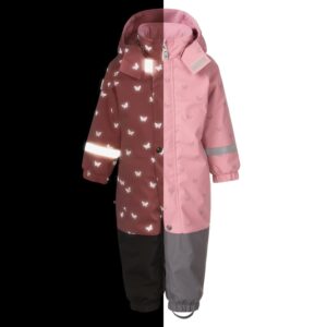 Pink Reflective Spring/Autumn Toddler Overall