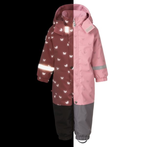 Pink Reflective Spring/Autumn Toddler Overall