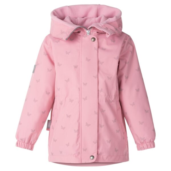 Pink Reflective Spring Parka