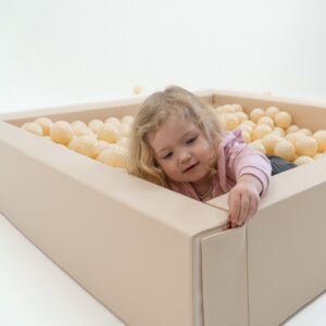 Soft Play Ball Pit Balls 500pc – Beige