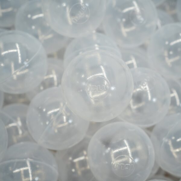 Soft Play Ball Pit Balls 500pc – Translucent