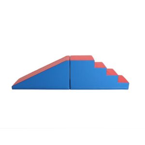 Soft Play Step and Slide Set – Blue and Red