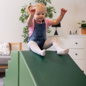 Soft Play Step and Slide Set – Green