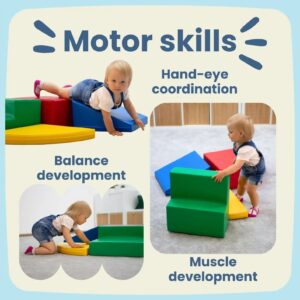 Soft Play Step and Slide Set – Green