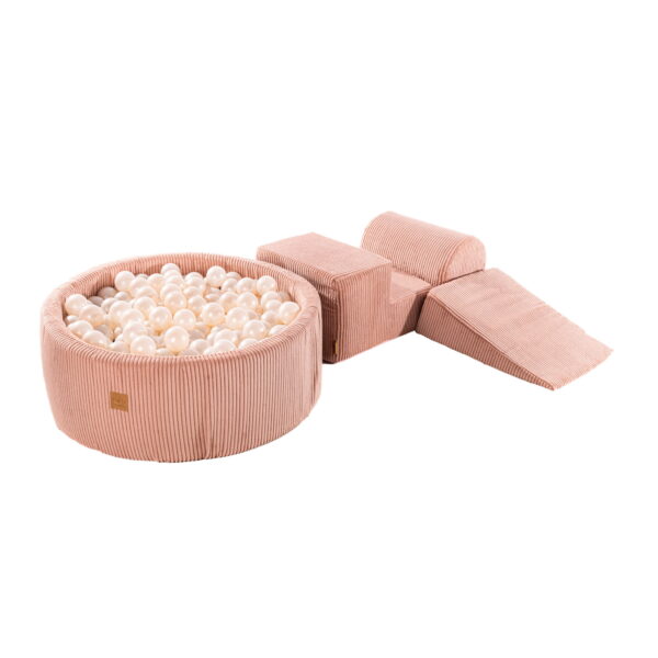 MeowBaby® Playset with Ball Pit – Pink & White Pearl