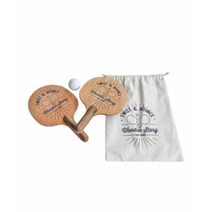 Twist & Bounce – Wooden Ping Pong Paddles