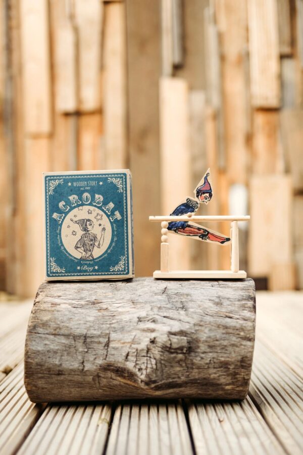 Wooden Toy Acrobat Boy