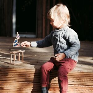 Wooden Toy Acrobat Boy