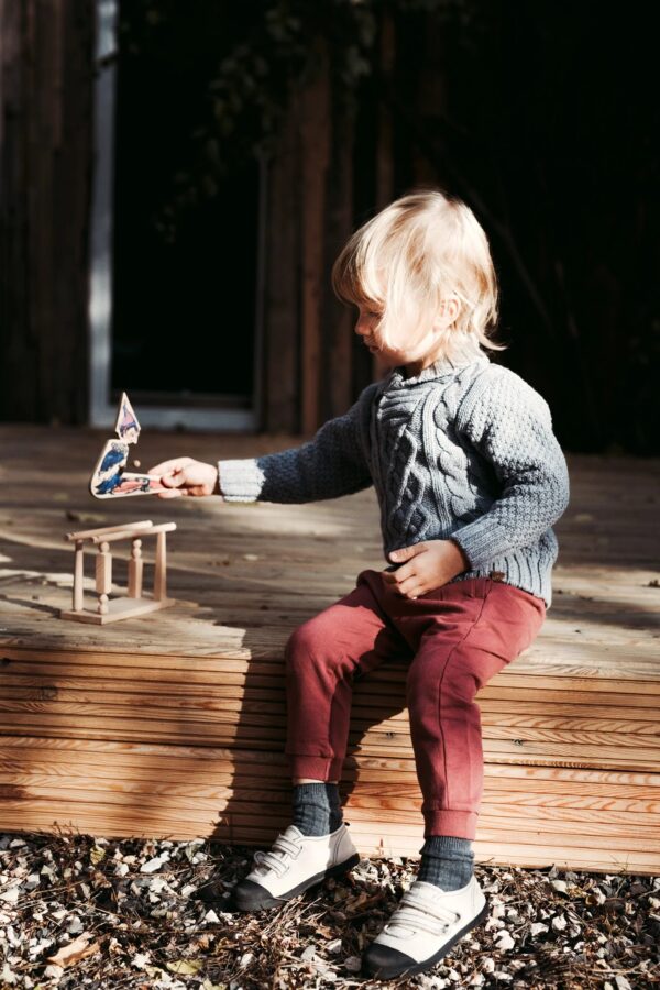 Wooden Toy Acrobat Boy