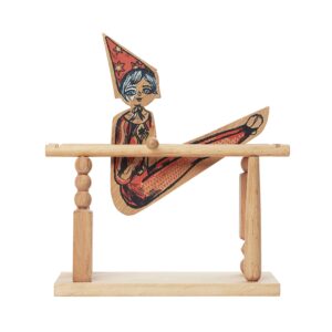 Wooden Toy Acrobat Girl