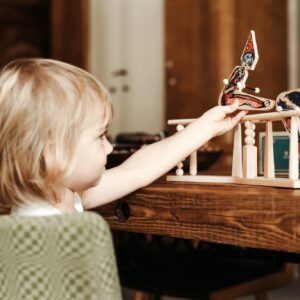Wooden Toy Acrobat Girl