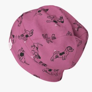 Cotton Beanie Hat With Folds DARGO – Pink Dogs