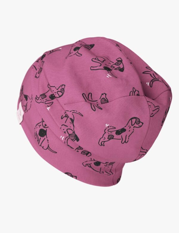 Cotton Beanie Hat With Folds DARGO – Pink Dogs