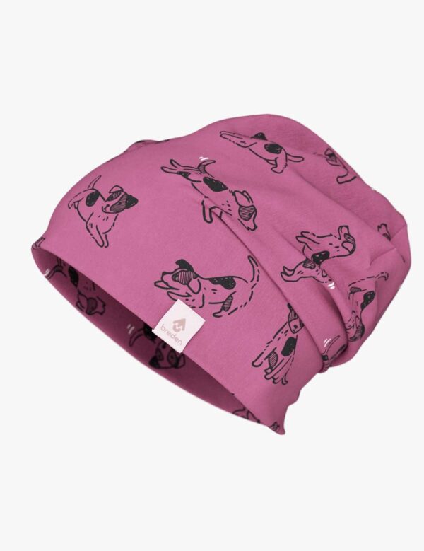 Cotton Beanie Hat With Folds DARGO – Pink Dogs