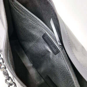 Black Leather Hobo Bag – Large