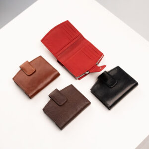 Women’s Leather Wallet with Mirror, 24-33