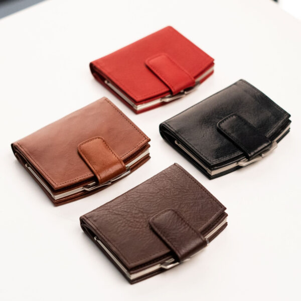 Women’s Leather Wallet with Mirror, 24-33