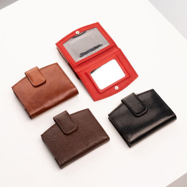 Women’s Leather Wallet with Mirror, 24-33