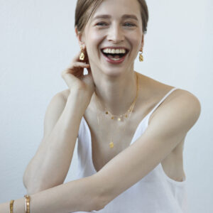 Stargazer Choker – Gold Plated Recycled Silver