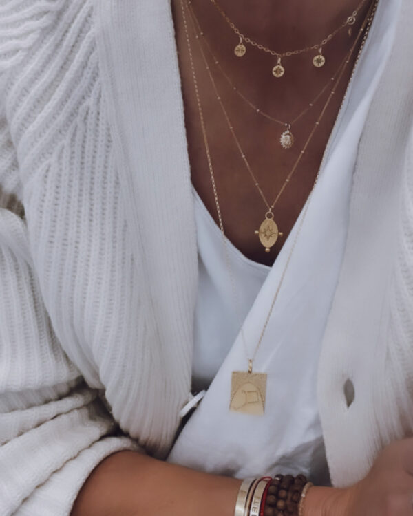 Morning Star Necklace – Gold Plated