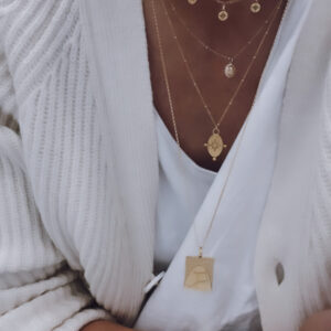 Stargazer Choker – Gold Plated Recycled Silver