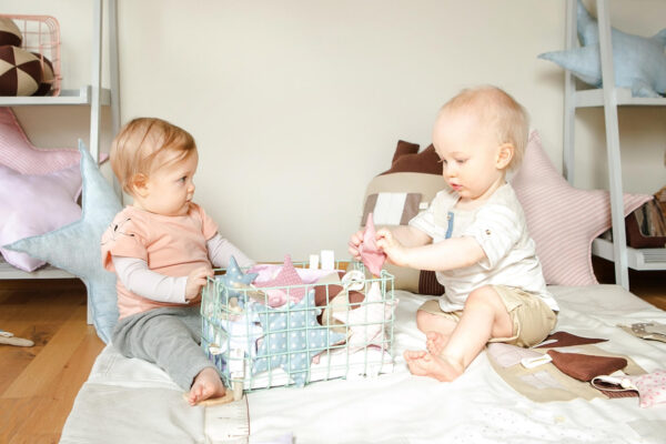 Starlets Baby Toy Set – 3 Stars with Ribbons