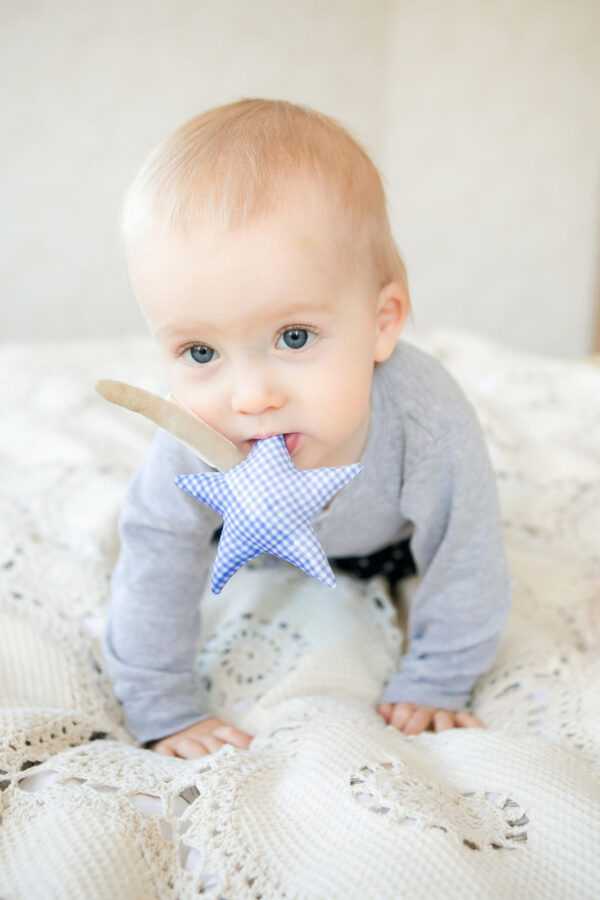 Baby Gift Set: Comfort Blanket & Magic Wand Toy