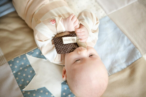 Baby Gift Set – Comfort Blanket & Rustling Flag Toy