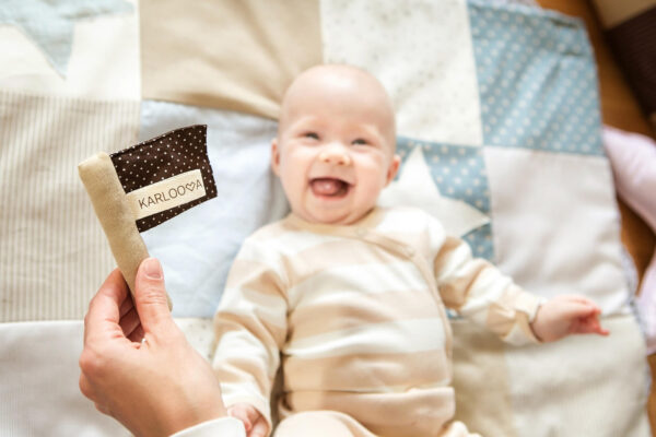Baby Gift Set – Comfort Blanket & Rustling Flag Toy
