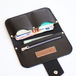 SATURDAY Handmade Leather Wallet – Black