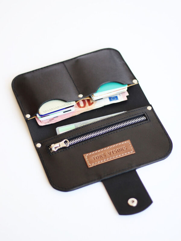 SATURDAY Handmade Leather Wallet – Black
