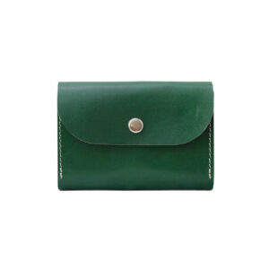 FRIDAY Leather Wallet with Zip Coin Pocket – New Green