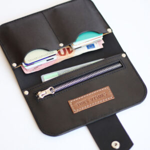SATURDAY Handmade Leather Wallet – Black
