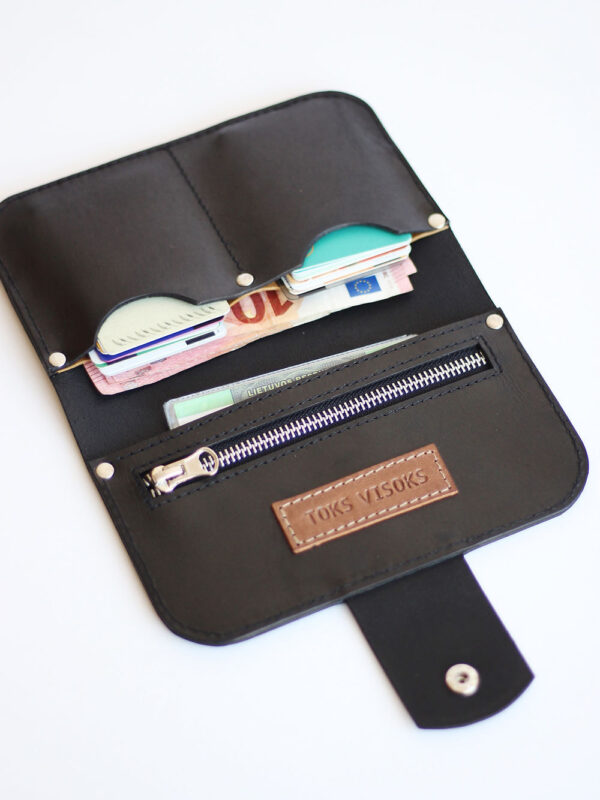 SATURDAY Handmade Leather Wallet – Black