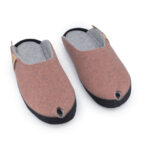 TOKU Brussels Lambswool Felt Slippers – Dusty Pink