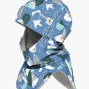 Thermal Merino Balaclava For Kids CLAVAN – Winter Animals
