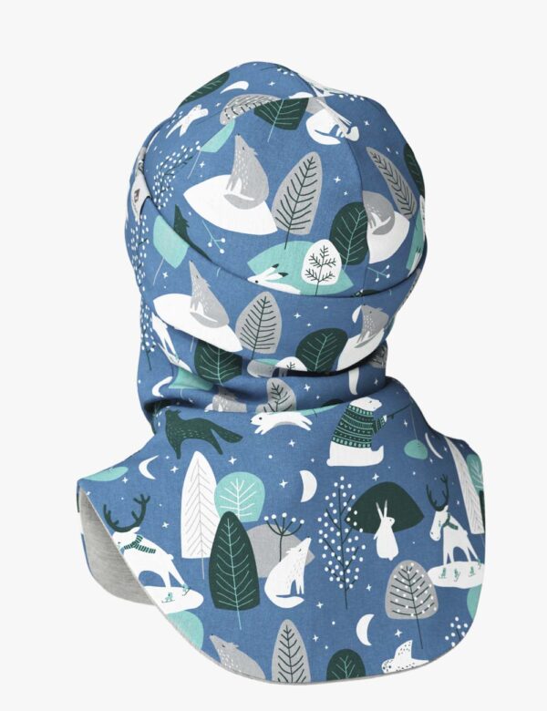 Thermal Merino Balaclava For Kids CLAVAN – Winter Animals