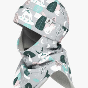 Thermal Merino Balaclava For Kids CLAVAN – Winter Animals