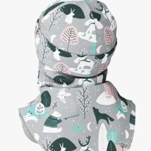 Thermal Merino Balaclava For Kids CLAVAN – Winter Animals