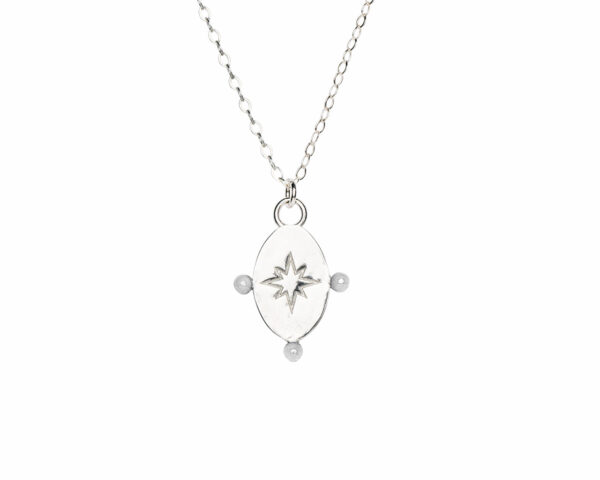 Morning Star Necklace – Recycled Silver