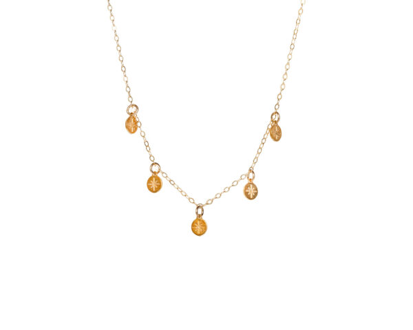 Stargazer Choker – Gold Plated Recycled Silver