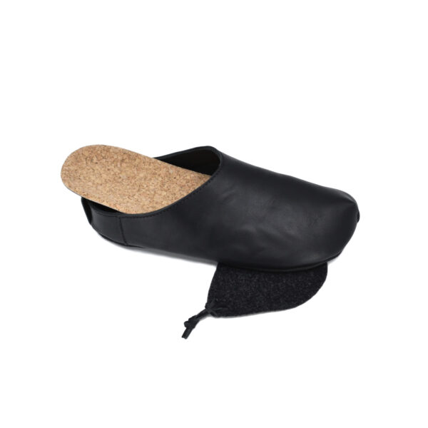 TOKU Kyoto Leather Slippers – Black